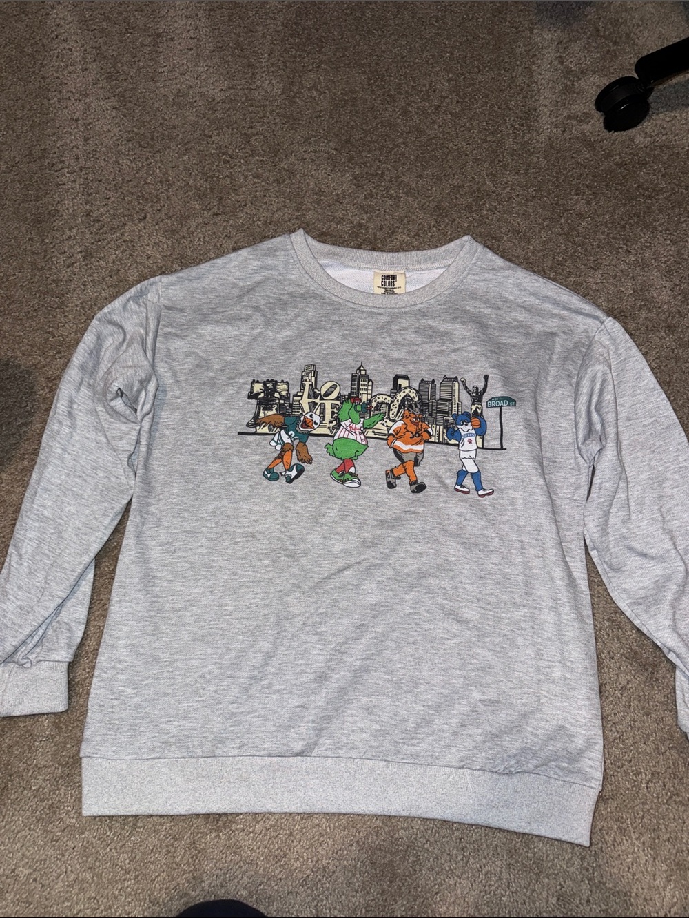 Philadelphia Sports mascot crewneck
